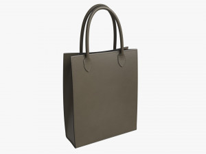Women Leather Tote Bag Modelo 3D