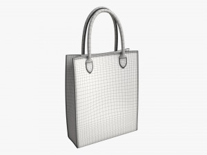 Women Leather Tote Bag 3D मॉडल