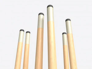 Billiard 6 Cue Free Floor Rack 3D Model