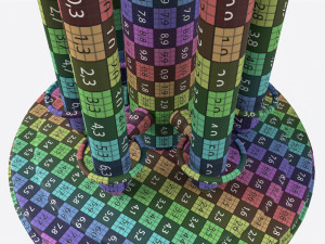 Billiard 6 Cue Free Floor Rack 3D Модель