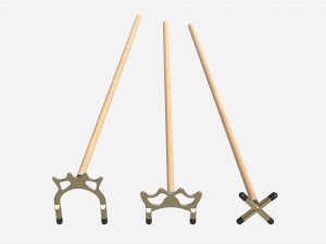 Billiard Cue Bridge Set 3D मॉडल