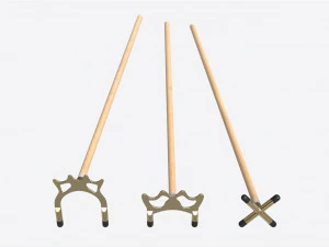 당구 큐 브리지 세트 3D 모델