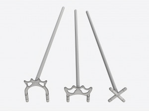 Billiard Cue Bridge Set 3D 模型
