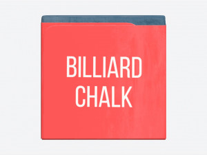 Billiard Cue Chalk Modelo 3D