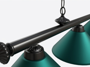 Billiard Hanging 4-light Fixture Modelo 3D
