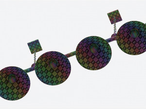 Billiard Hanging 4-light Fixture Modelo 3D