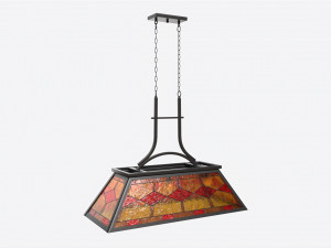 Billiard Hanging Light for 7-9 Foot Table Modelo 3D