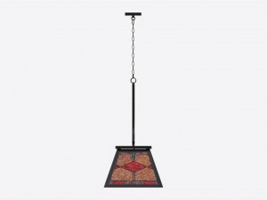 Billiard Hanging Light for 7-9 Foot Table 3D Model