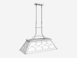 Billiard Hanging Light for 7-9 Foot Table 3D Model