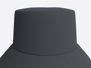 Bucket Hat Casual 02 Modelo 3D