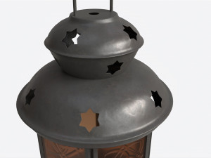 Christmas Candle Lantern 3D Model