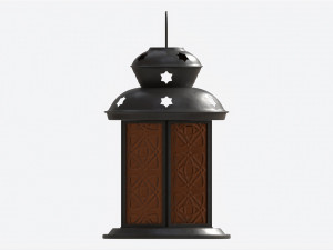 Christmas Candle Lantern 3D Model