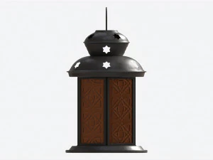 Christmas Candle Lantern 3D Model