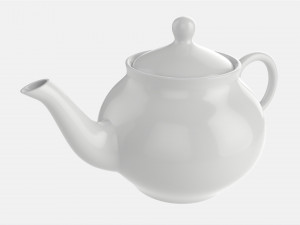 Classic Ceramic Teapot 01 3Dモデル