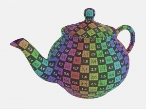 Classic Ceramic Teapot 01 3D Model