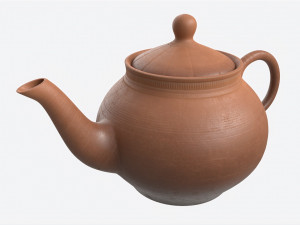 Classic Ceramic Teapot 02 Modelo 3D