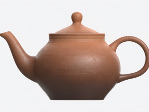 Classic Ceramic Teapot 02 Model 3D