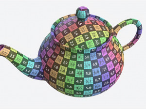 Classic Ceramic Teapot 02 Model 3D