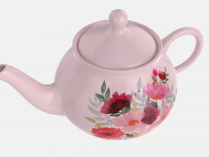 Classic Ceramic Teapot 03 3D Model