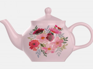 Classic Ceramic Teapot 03 3D Model