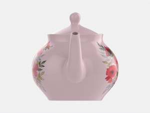 Classic Ceramic Teapot 03 3D Model