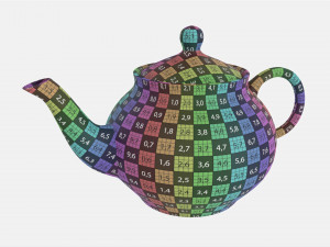 Classic Ceramic Teapot 03 3D Model