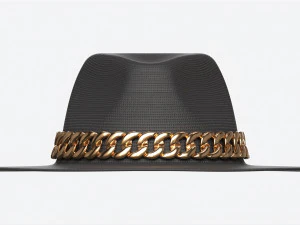 Chap&eacute;u de cowboy para mulheres Modelo 3D