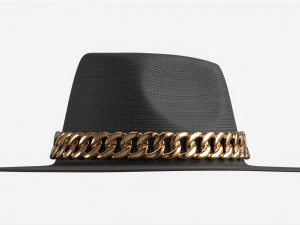 Chap&eacute;u de cowboy para mulheres Modelo 3D