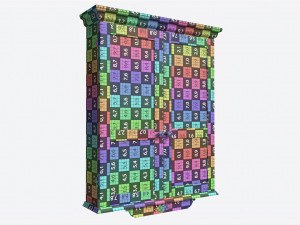 Dartboard Cabinet Classic Model 3D