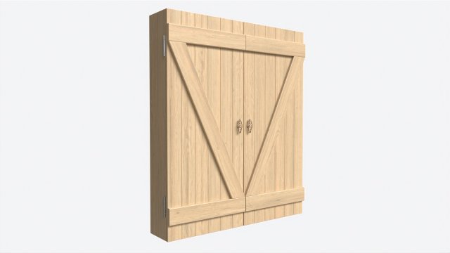 Dartboard Cabinet Minimalist Modèle 3D .c4d .max .obj .3ds .fbx .stl .blend 