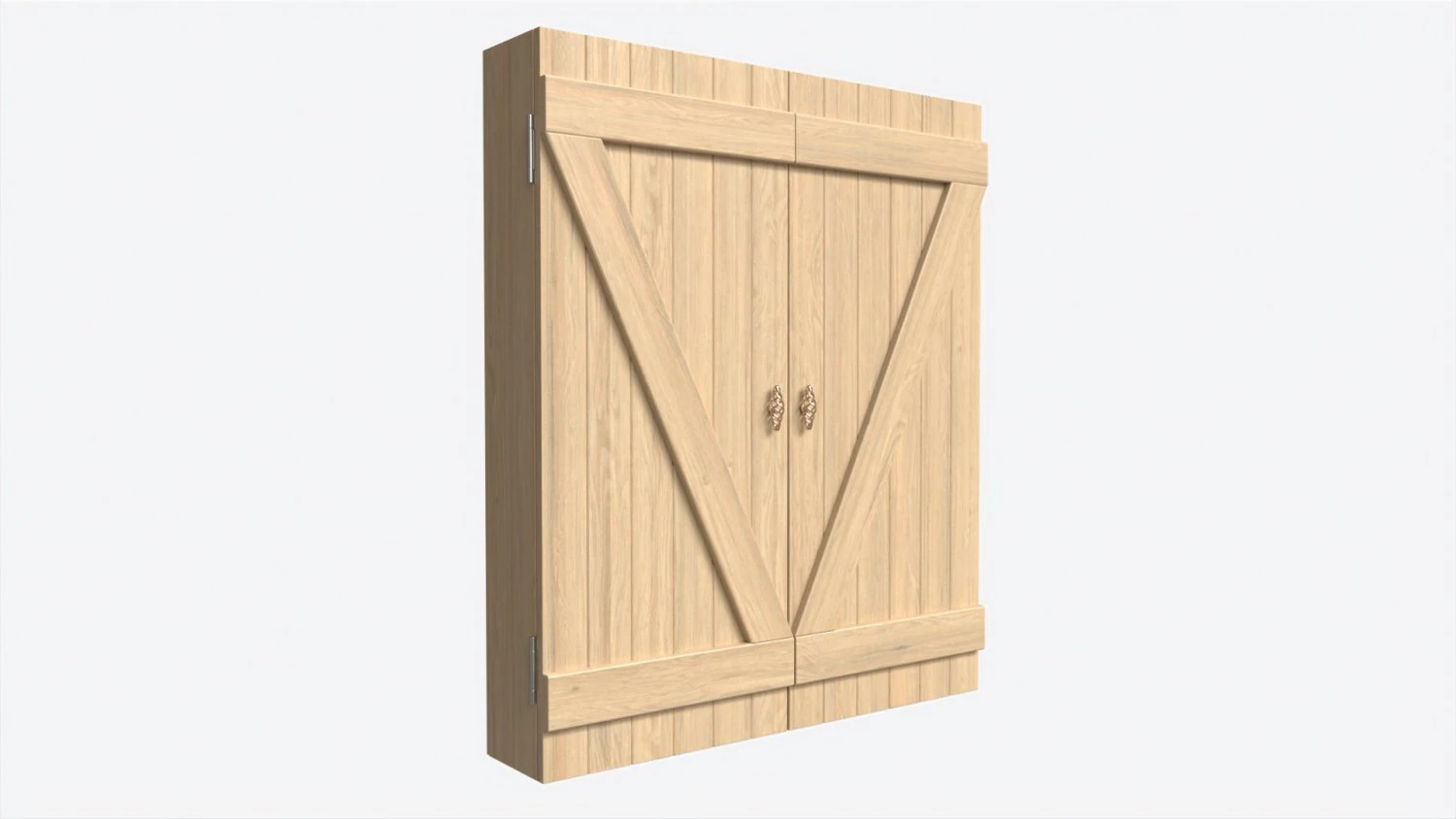 Dartboard Cabinet Minimalist 3D Model .c4d .max .obj .3ds .fbx .stl .blend