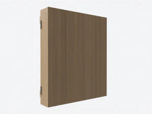 Dartboard Cabinet Minimalist 3D Model