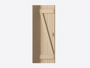 Dartboard Cabinet Minimalist Open 3D Model