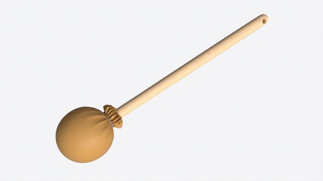 Hand Drum Stick Modello 3D .c4d .max .obj .3ds .fbx .stl .blend 