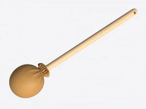 Ручная барабанная палочка 3D Модель