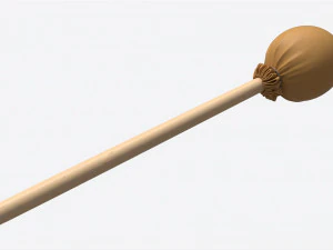 Hand Drum Stick 3D Model