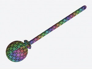 Hand Drum Stick Modello 3D