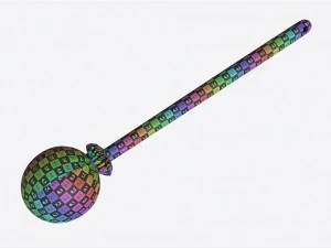 Hand Drum Stick 3D Model