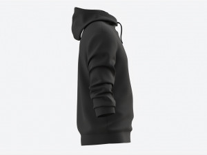 Hoodie for Men Mockup 02 Black 3D Model