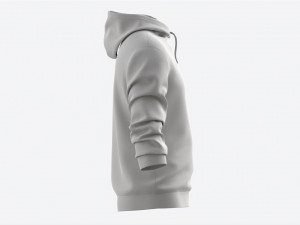 Hoodie for Men Mockup 02 Black 3D Model