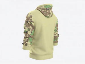 Hoodie with Pockets for Men Mockup 02 3D Model