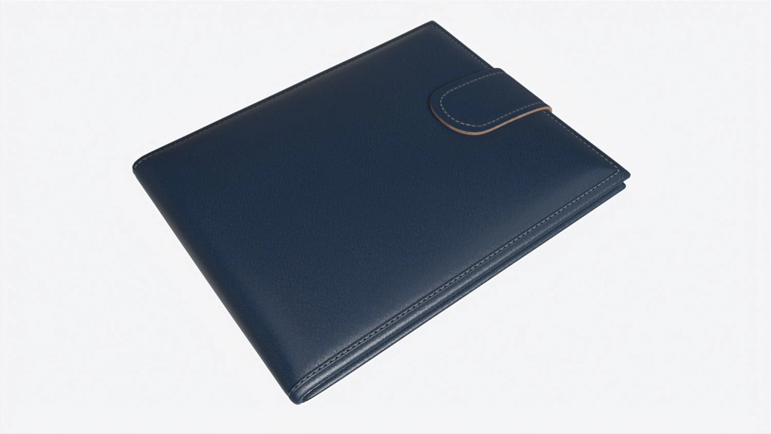 Leather Wallet for Men 01 3D Model .c4d .max .obj .3ds .fbx .stl .blend 