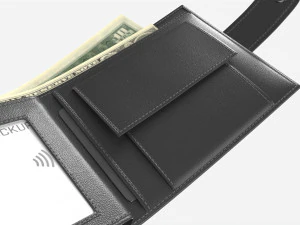 Leather Wallet for Men Unfolded 01 3D Model