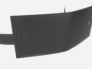 Leather Wallet for Men Unfolded 02 Modelo 3D