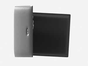 Leather Wallet for Men Unfolded 02 Modelo 3D