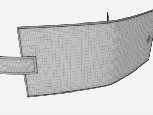 Leather Wallet for Men Unfolded 02 Modelo 3D