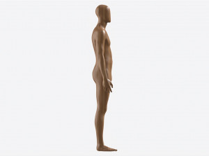 Male Full Body Mannequin Wooden Modelo 3D