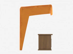 Market Fair Stall with Canopy 02 3D Model