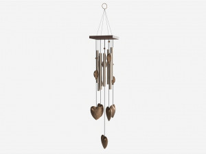 Metal Tube Wind Chimes Feng Shui 3D-Modell