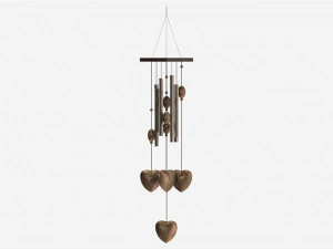 金属管風鈴風水 3Dモデル